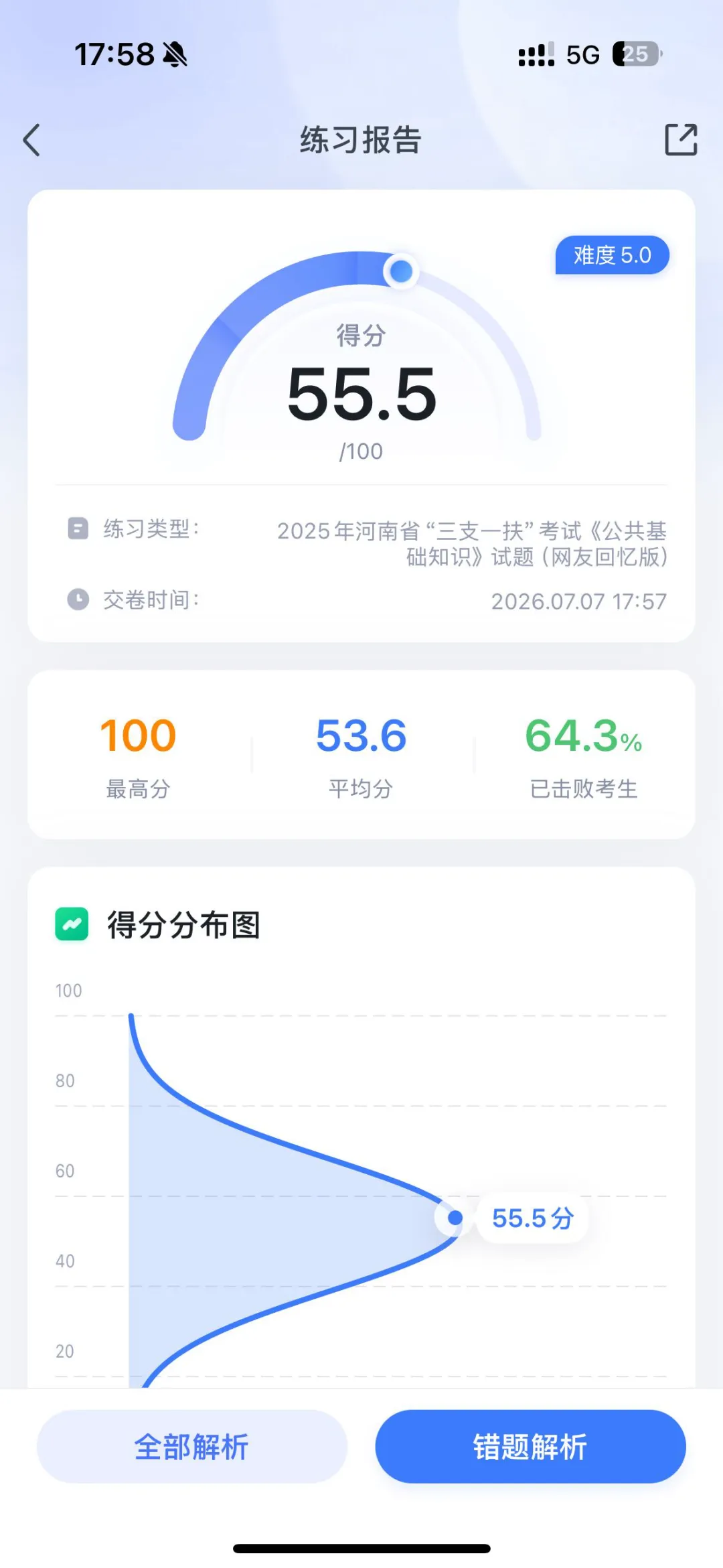 考公日记|今天裸考了去年三支真题~-第6张图片-四季读书网
