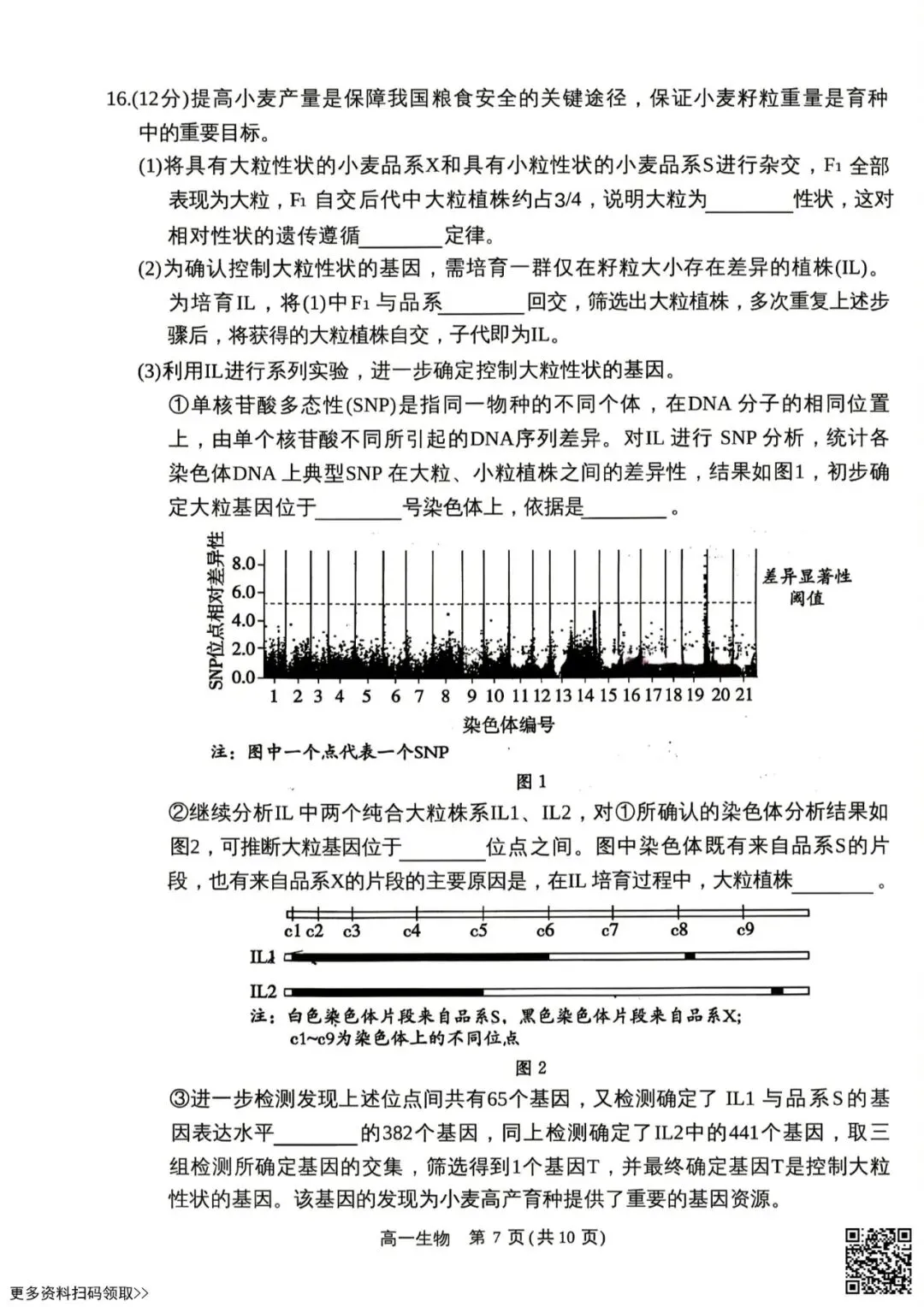 2026北京东城高一(下)期末生物试卷(含答案)-第7张图片-四季读书网 2026北京东城高一(下)期末生物试卷(含答案)-第7张图片-四季读书网