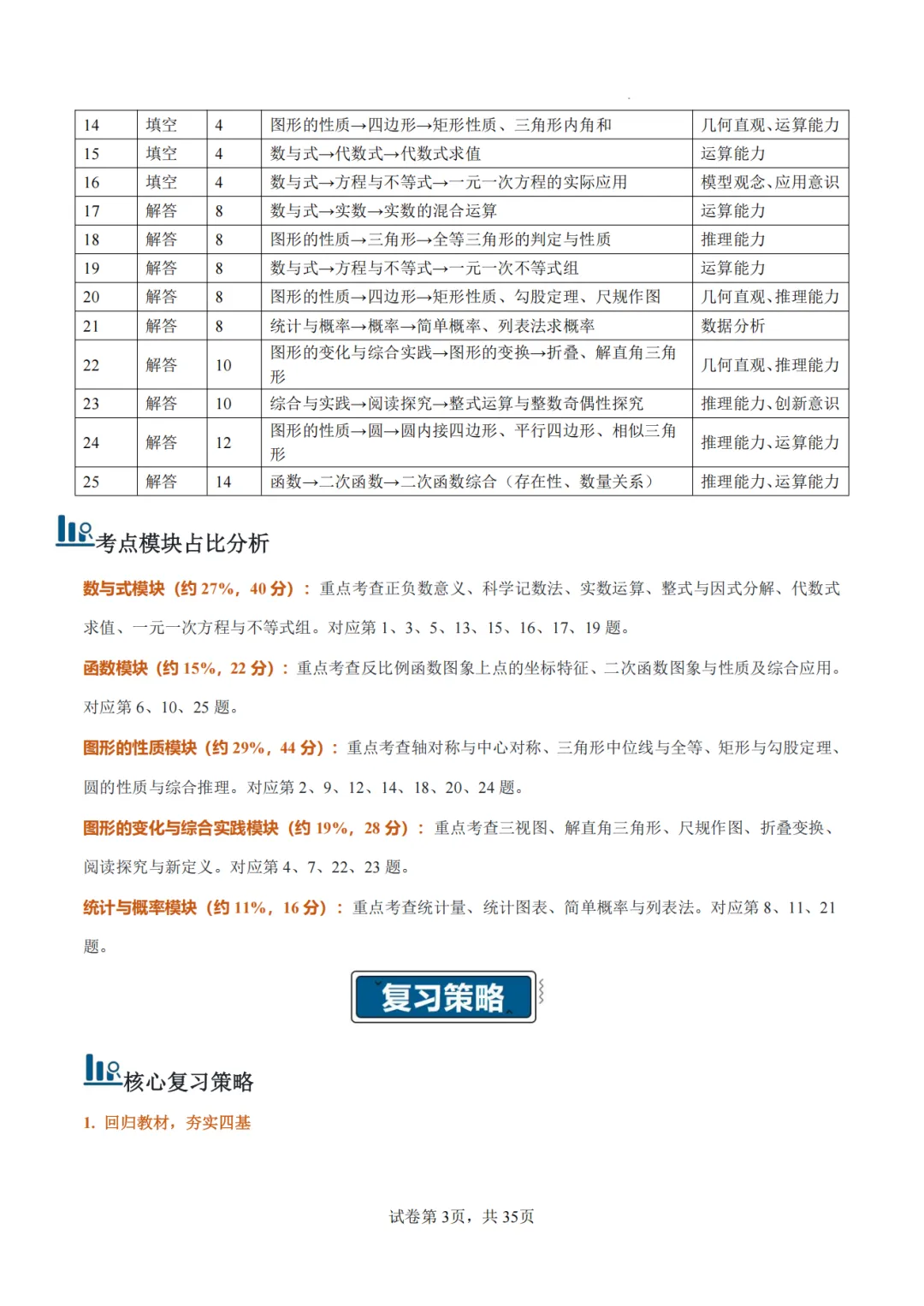 【2026中考数学】【真题解读】【福建省】-第3张图片-四季读书网