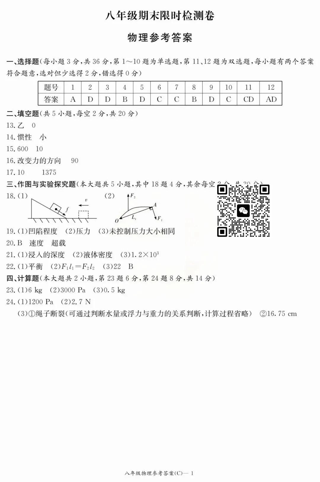 刚考完!长郡、雅礼集团初一初二期末考试试卷及答案来了-第22张图片-四季读书网 刚考完!长郡、雅礼集团初一初二期末考试试卷及答案来了-第22张图片-四季读书网