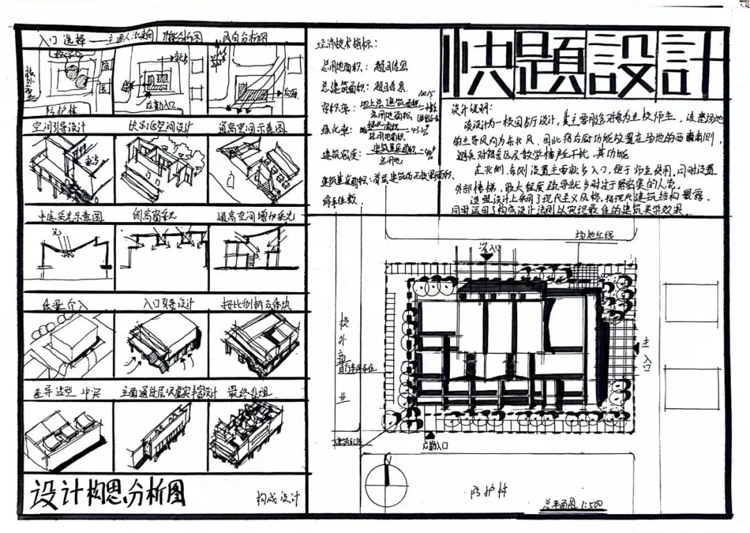 在禾图的一天能学到什么?吃透完整快题真题逻辑,拆解平面功能布局,大量练习建筑轴测图表达技巧!禾图郑州校区第四、第五天学习成果展示-第17张图片-四季读书网 在禾图的一天能学到什么?吃透完整快题真题逻辑,拆解平面功能布局,大量练习建筑轴测图表达技巧!禾图郑州校区第四、第五天学习成果展示-第17张图片-四季读书网