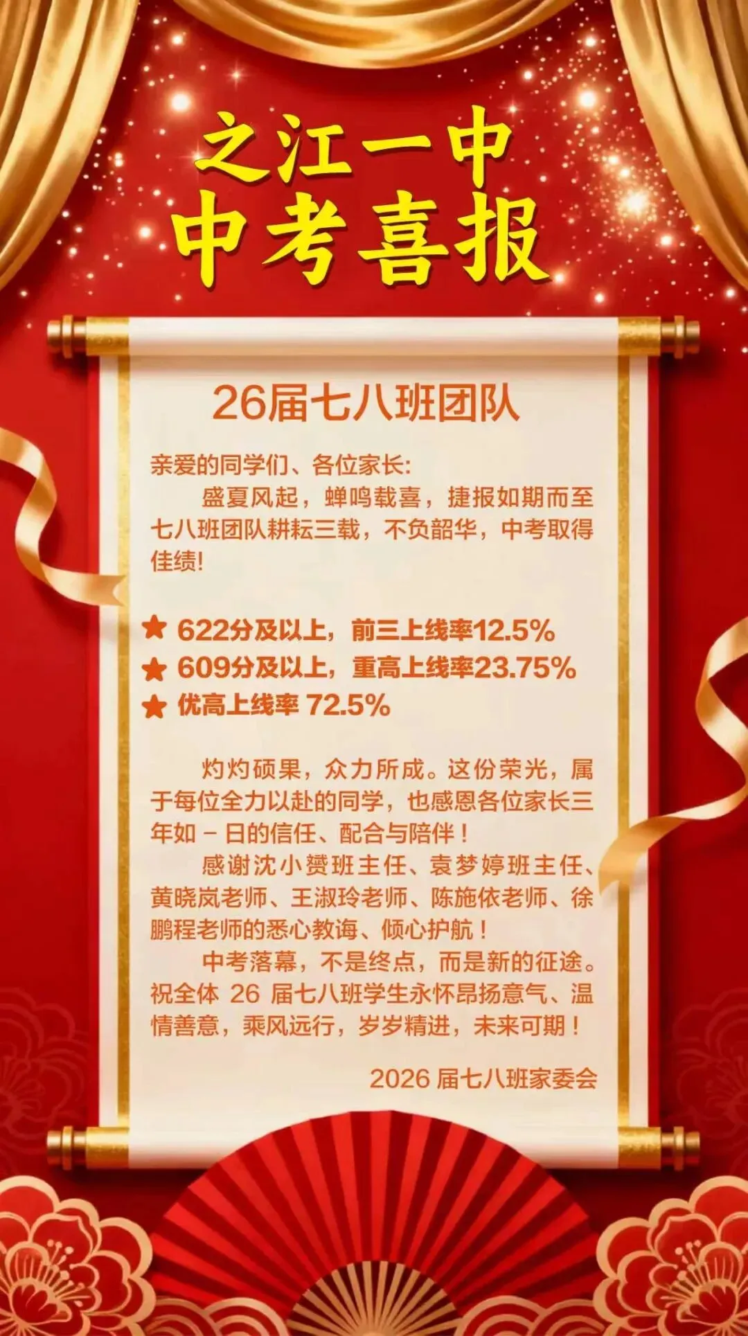 中考喜报 | 之江一中七八班深耕三年结硕果-第1张图片-四季读书网