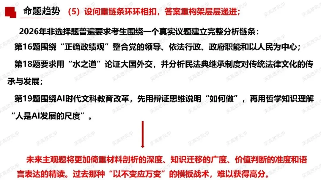 2026年高考政治试卷试题分析-第18张图片-四季读书网