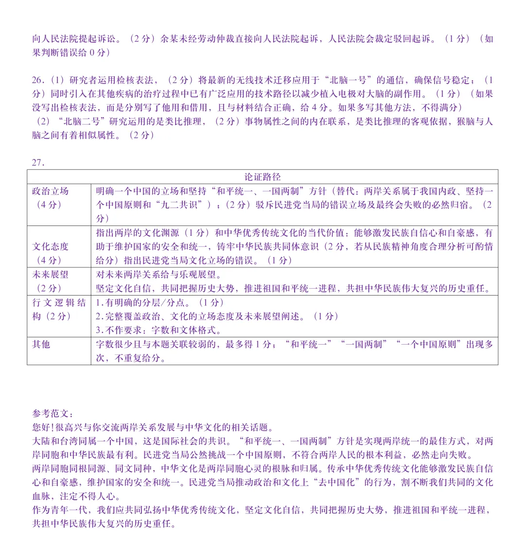 【试卷分享】衢州高二下期末【政治·含答案与解析】-第12张图片-四季读书网