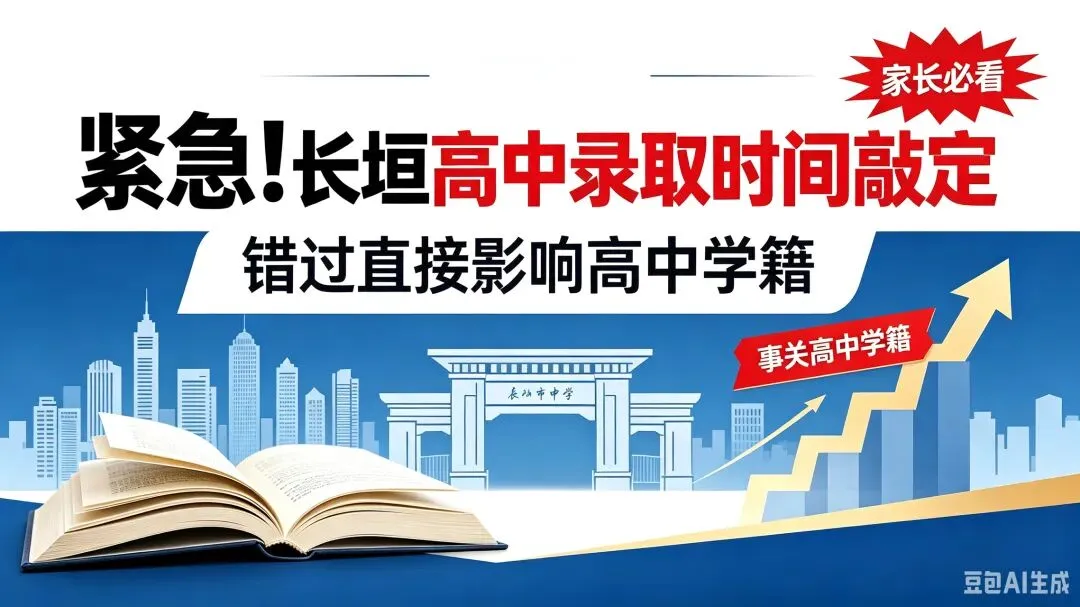 紧急!长垣中考录取时间敲定!-第1张图片-四季读书网