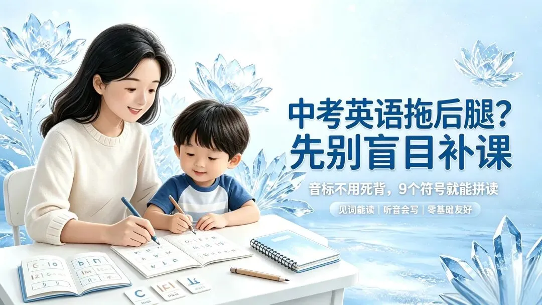中考后英语焦虑 | 孩子不用死磕音标,9个符号轻松搞定英语-第1张图片-四季读书网 中考后英语焦虑 | 孩子不用死磕音标,9个符号轻松搞定英语-第1张图片-四季读书网