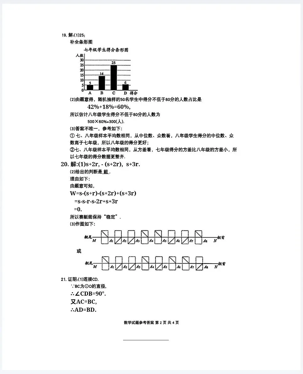 2026年湖北省中考试卷各科真题-第22张图片-四季读书网