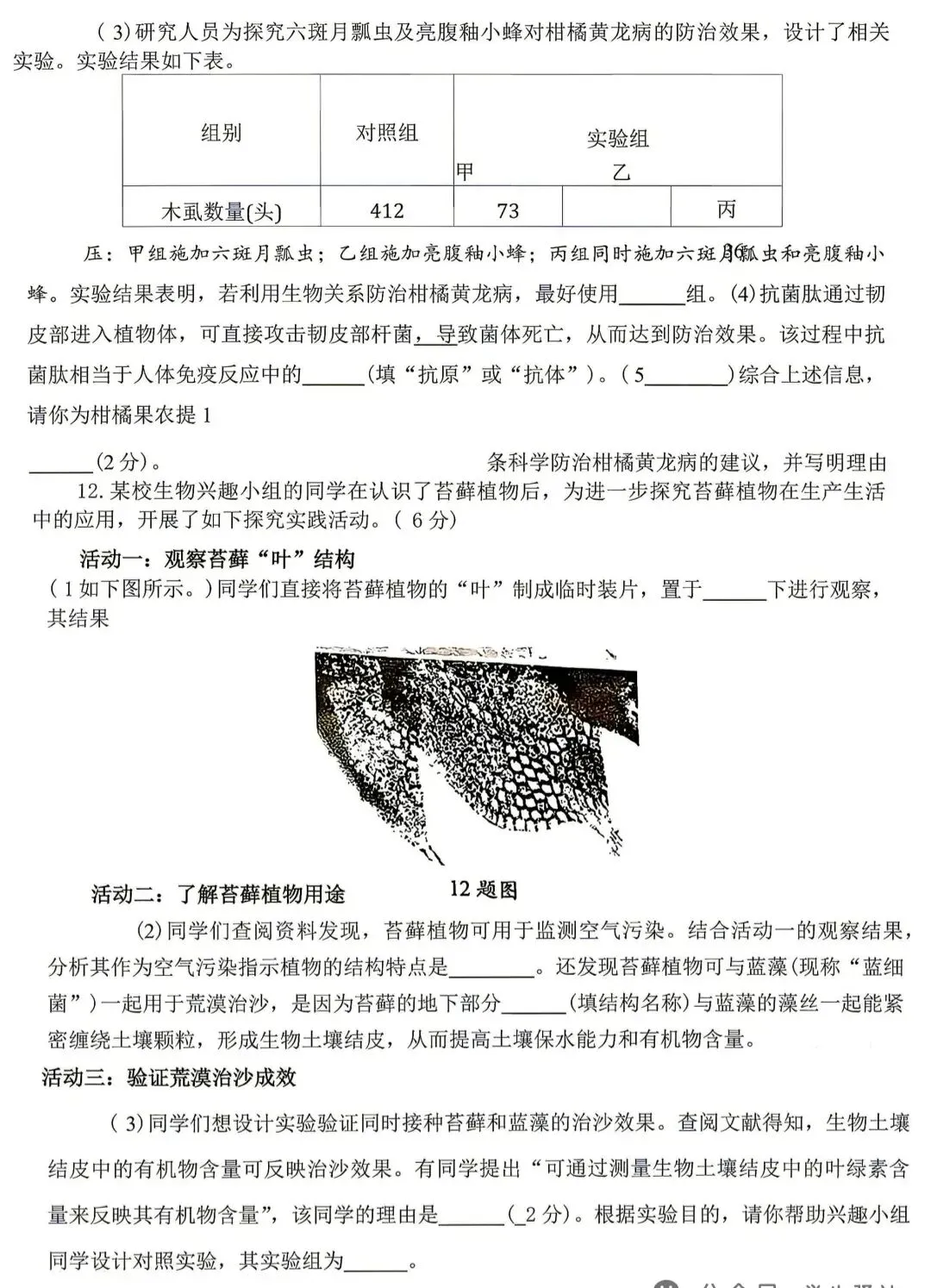 2026年湖北省中考试卷各科真题-第34张图片-四季读书网