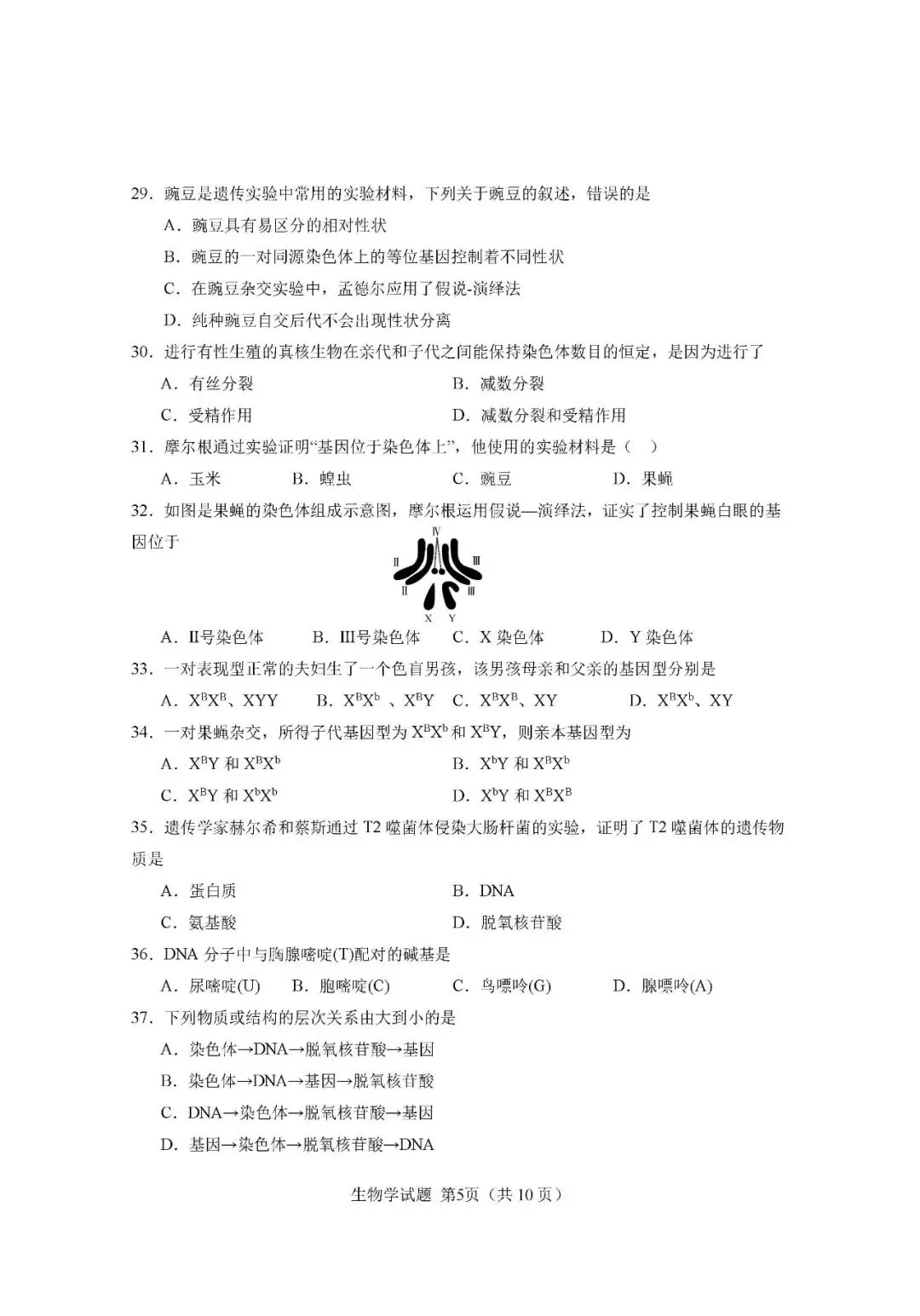 2026年辽宁省高中学业水平考试【生物】模拟试卷(二)+答案-第7张图片-四季读书网