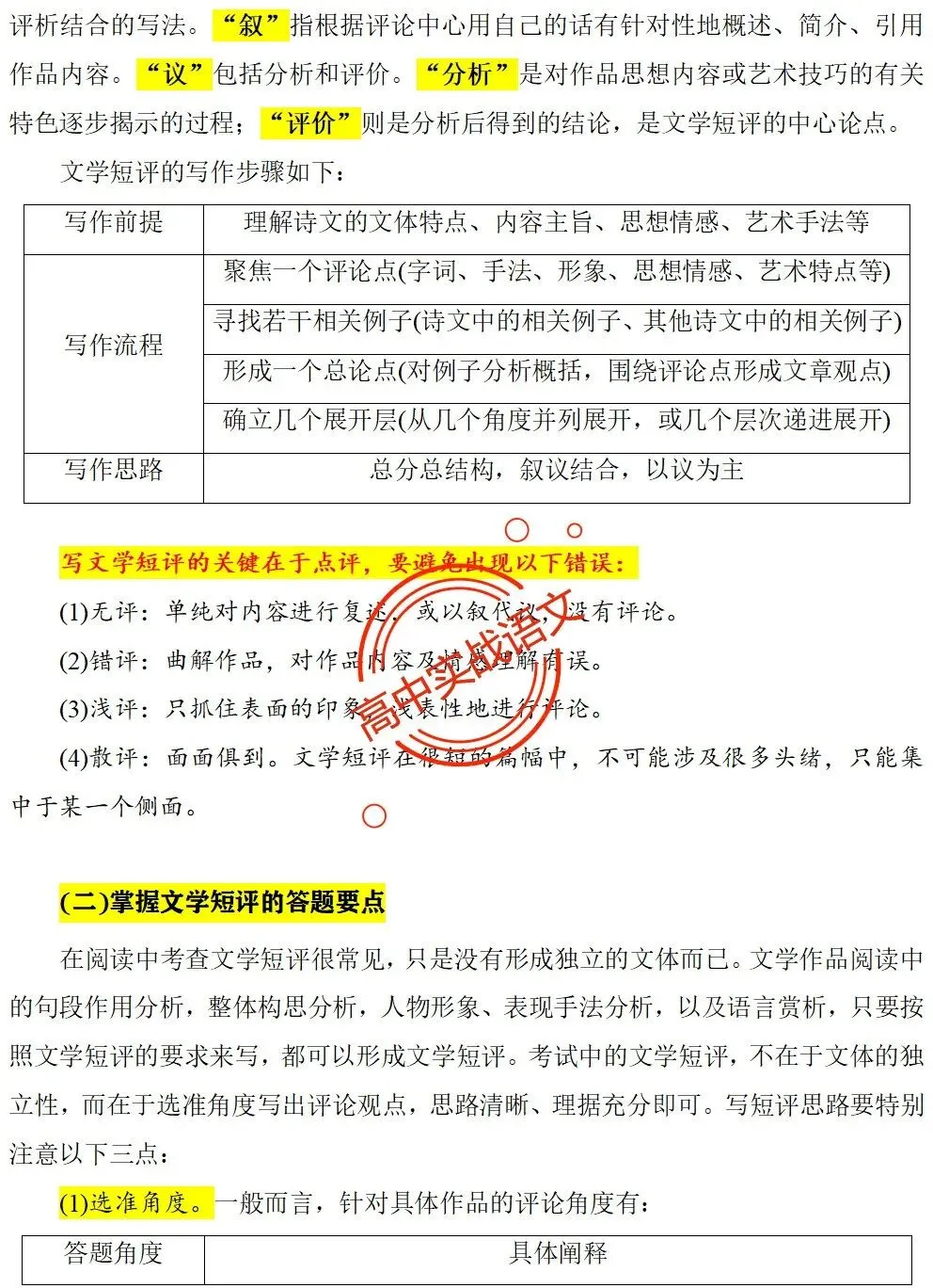 【对标2026真题】信息文本、小说、散文【反套路题型】全解,顺应高考新趋势!-第67张图片-四季读书网