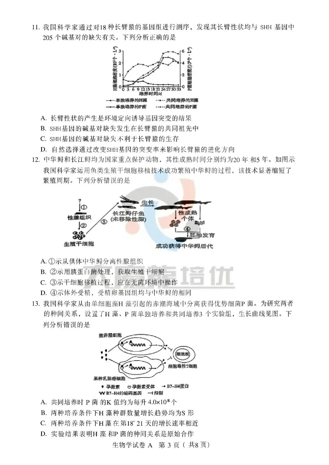2026年广东高考生物试卷-第3张图片-四季读书网