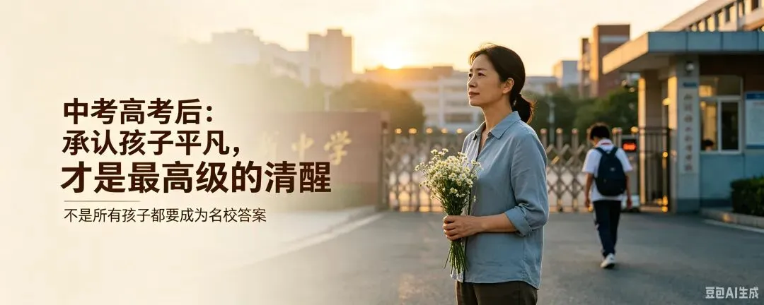 中考高考后:承认孩子平凡,才是最高级的清醒-第1张图片-四季读书网
