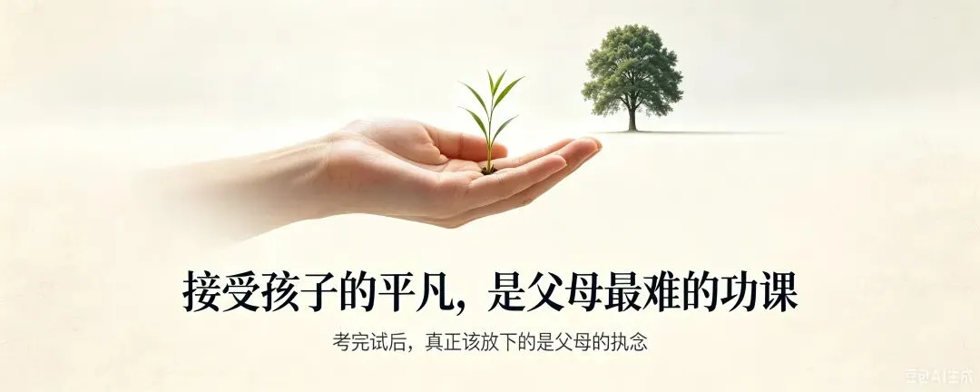 中考高考后:承认孩子平凡,才是最高级的清醒-第2张图片-四季读书网