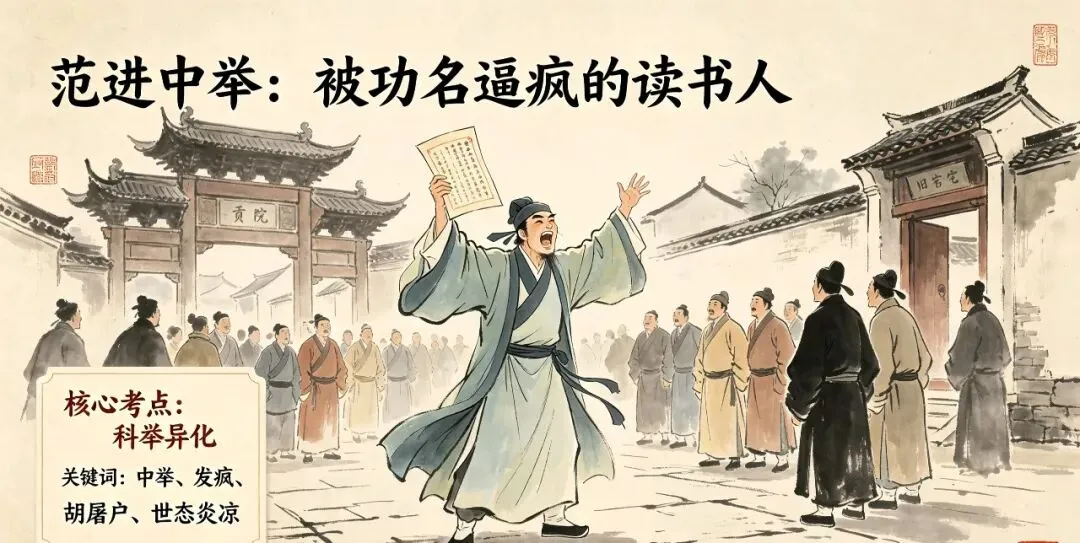 中考必考《儒林外史》|看完范进、严监生,吃透全部高频考点-第3张图片-四季读书网 中考必考《儒林外史》|看完范进、严监生,吃透全部高频考点-第3张图片-四季读书网