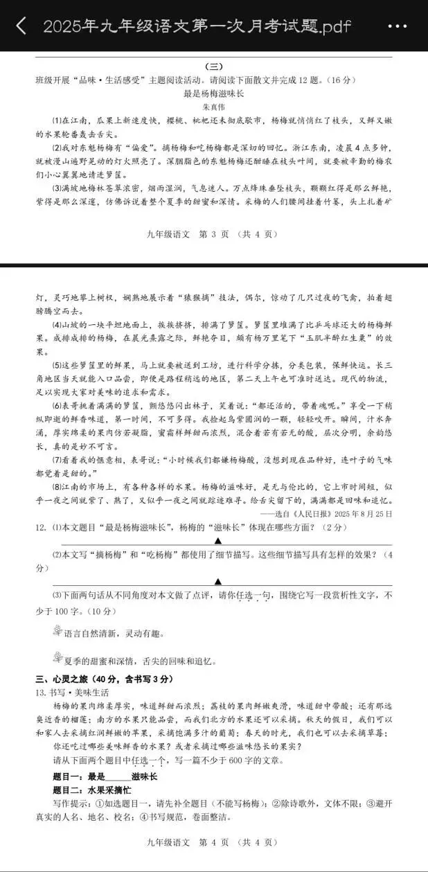 实中名师研中考|语文:让每粒种子都找到自己的春天-第39张图片-四季读书网 实中名师研中考|语文:让每粒种子都找到自己的春天-第39张图片-四季读书网