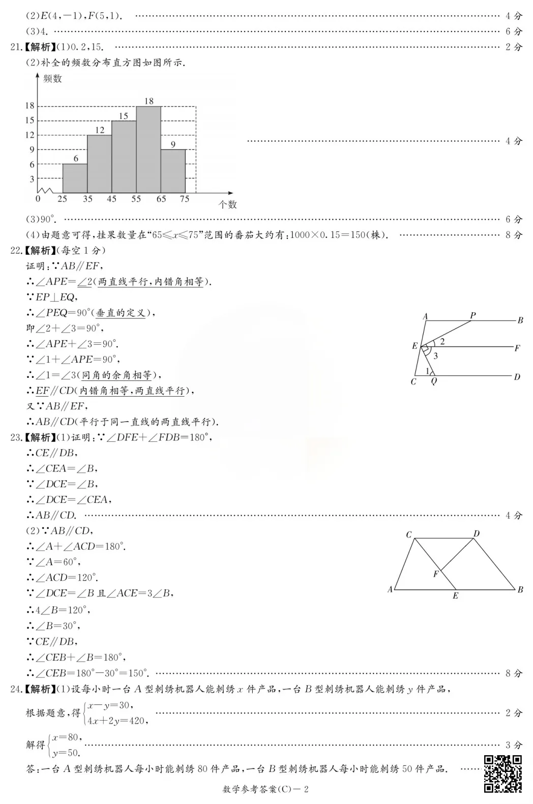 速领!刚考完的长郡雅礼初一初二期末试卷附答案!-第26张图片-四季读书网
