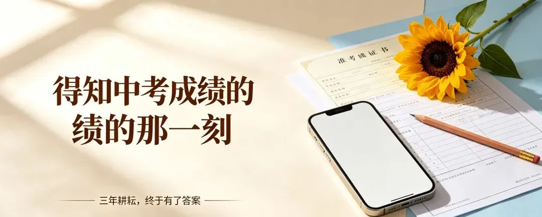 得知中考成绩的那一刻-第1张图片-四季读书网