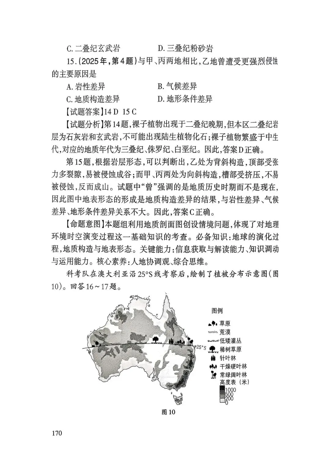 【高考真题】2025天津卷试题分析(天津市教育考试院)-第10张图片-四季读书网