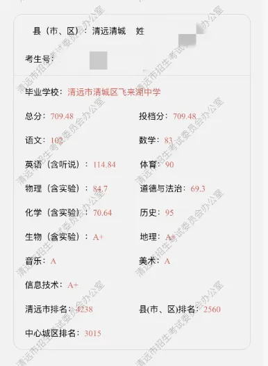 中考成绩出了!比模考高分?东莞中考查分时间及渠道......-第3张图片-四季读书网
