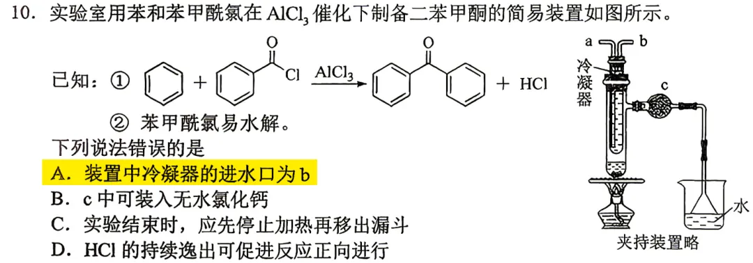 真题探究||2026高考化学湖南卷第10题--冷指冷凝器-第2张图片-四季读书网 真题探究||2026高考化学湖南卷第10题--冷指冷凝器-第2张图片-四季读书网