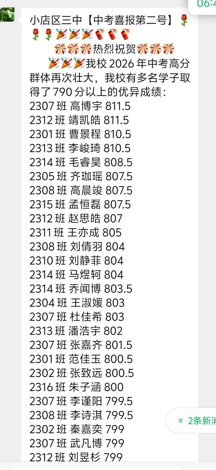 恒大绿洲孩子直升的小店三中中考如何?17名学生达山大附统招线!-第3张图片-四季读书网