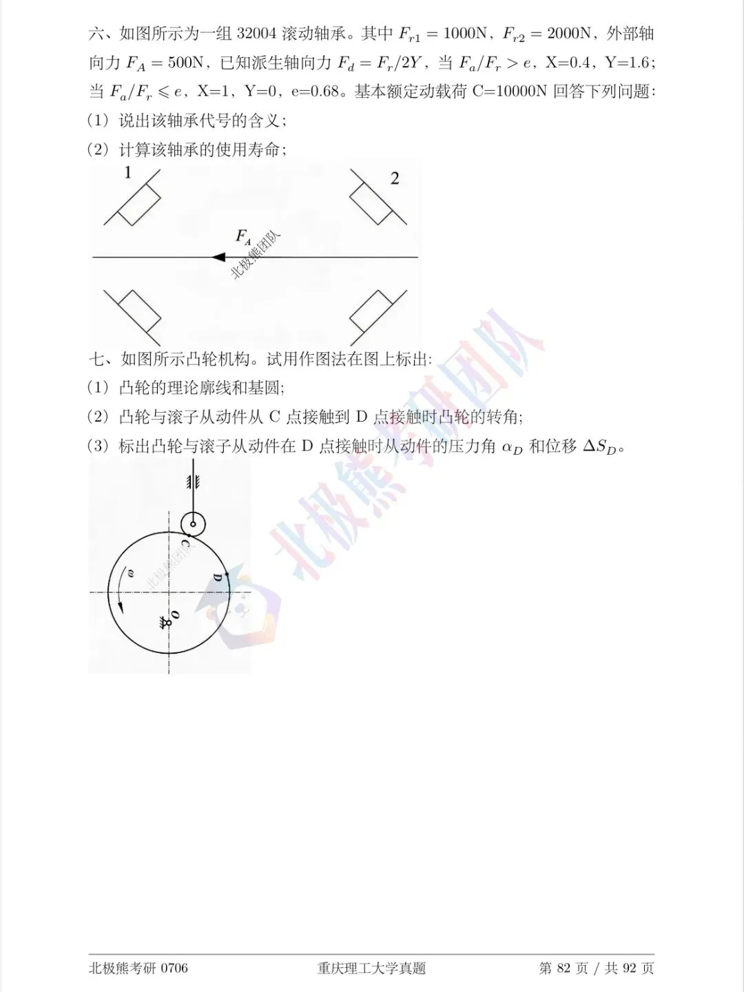 重庆理工大学机械考研2023年真题分享-第6张图片-四季读书网