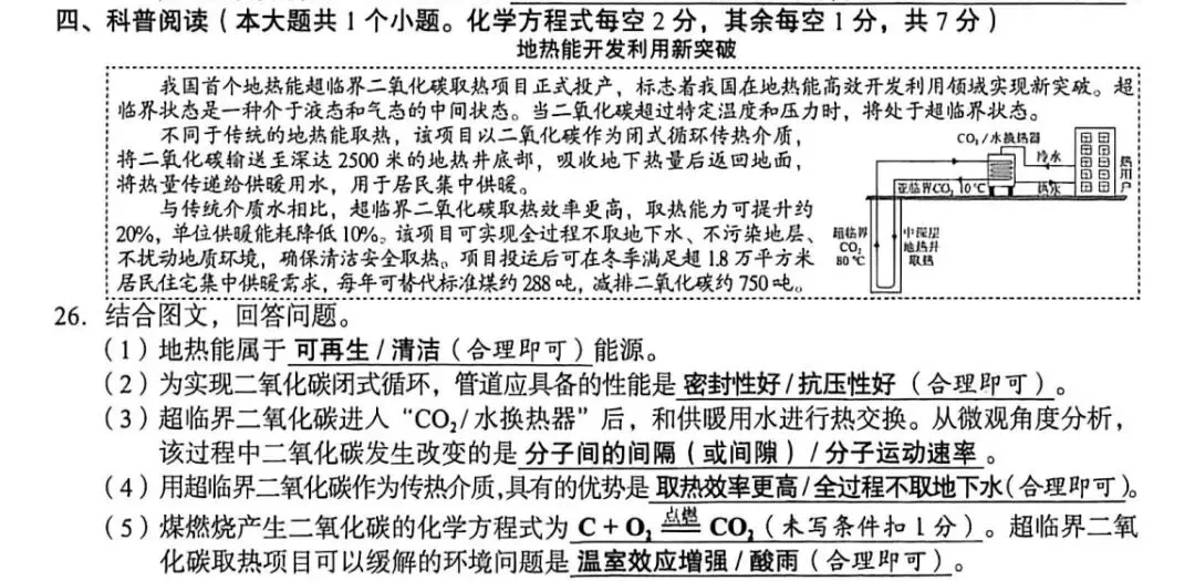 研读真题明方向|2026山西中考化学非选择题深度剖析-第5张图片-四季读书网