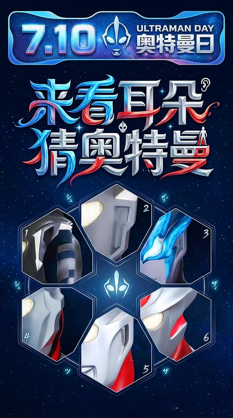 你是不是真粉丝?这份“看耳朵猜奥特曼”试卷会告诉你答案-第1张图片-四季读书网 你是不是真粉丝?这份“看耳朵猜奥特曼”试卷会告诉你答案-第1张图片-四季读书网