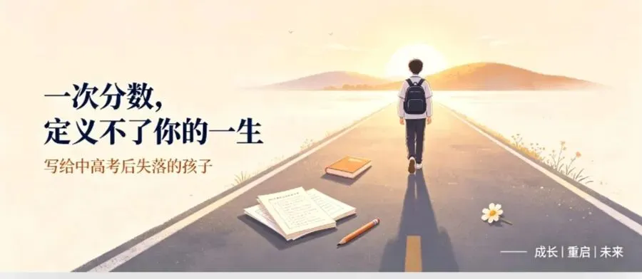 中高考失利的孩子别崩溃:一张试卷,定不了你的一生-第1张图片-四季读书网 中高考失利的孩子别崩溃:一张试卷,定不了你的一生-第1张图片-四季读书网