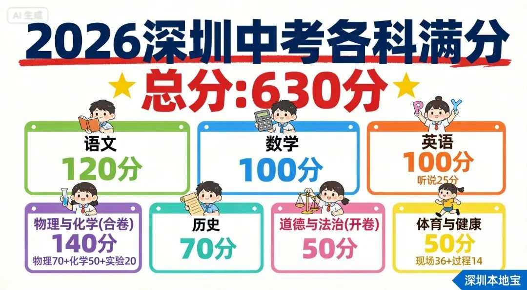 2026深圳市中考总分+各科满分+出分时间-第2张图片-四季读书网 2026深圳市中考总分+各科满分+出分时间-第2张图片-四季读书网