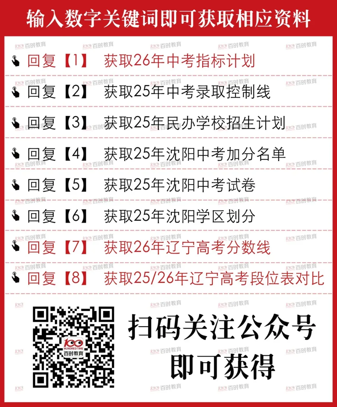 2026中考查分通知!辽宁四市放榜时间已定!-第10张图片-四季读书网