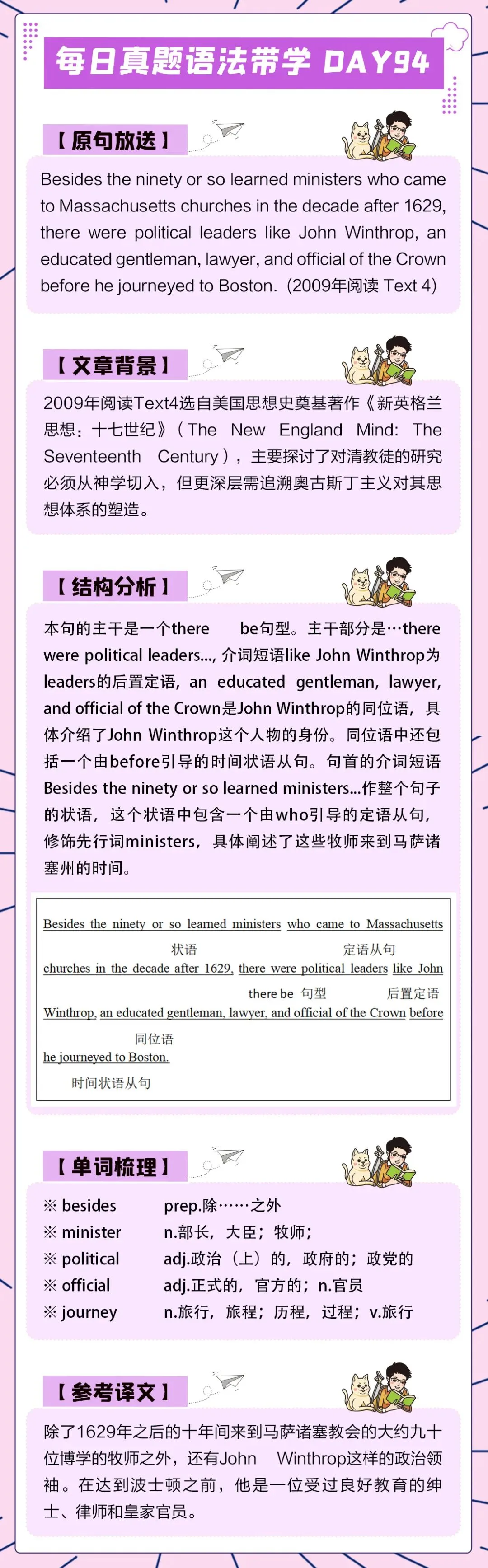 晓艳考研真题语法带学DAY94!百舸争流,奋楫者先.-第4张图片-四季读书网