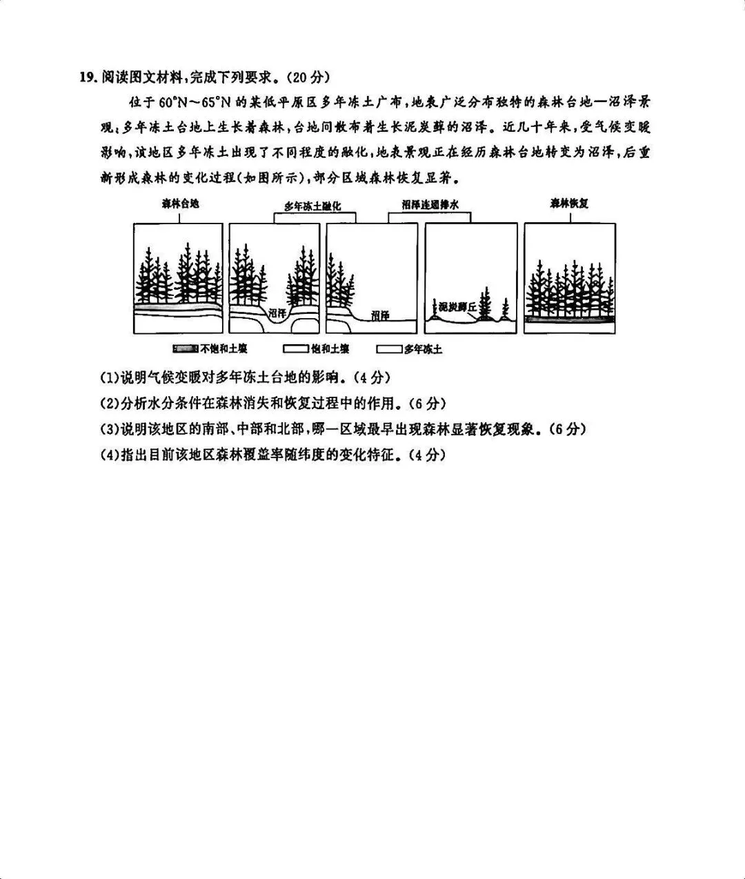 2026河南高考地理真题与答案-第6张图片-四季读书网