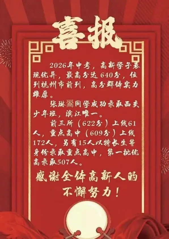 杭州20所初中2026年中考成绩单汇总!-第22张图片-四季读书网 杭州20所初中2026年中考成绩单汇总!-第22张图片-四季读书网