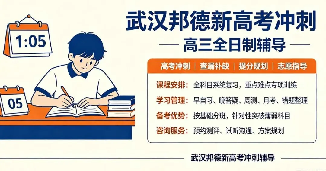 高三模考成绩不稳定怎么办_武汉邦德新高考冲刺针对性辅导-第1张图片-四季读书网 高三模考成绩不稳定怎么办_武汉邦德新高考冲刺针对性辅导-第1张图片-四季读书网