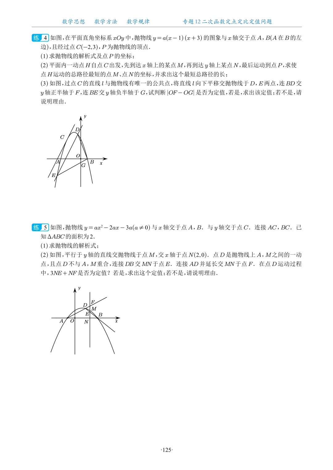专题学习 | 中考数学:二次函数定点定比定值问题(真题+答案)-第8张图片-四季读书网 专题学习 | 中考数学:二次函数定点定比定值问题(真题+答案)-第8张图片-四季读书网