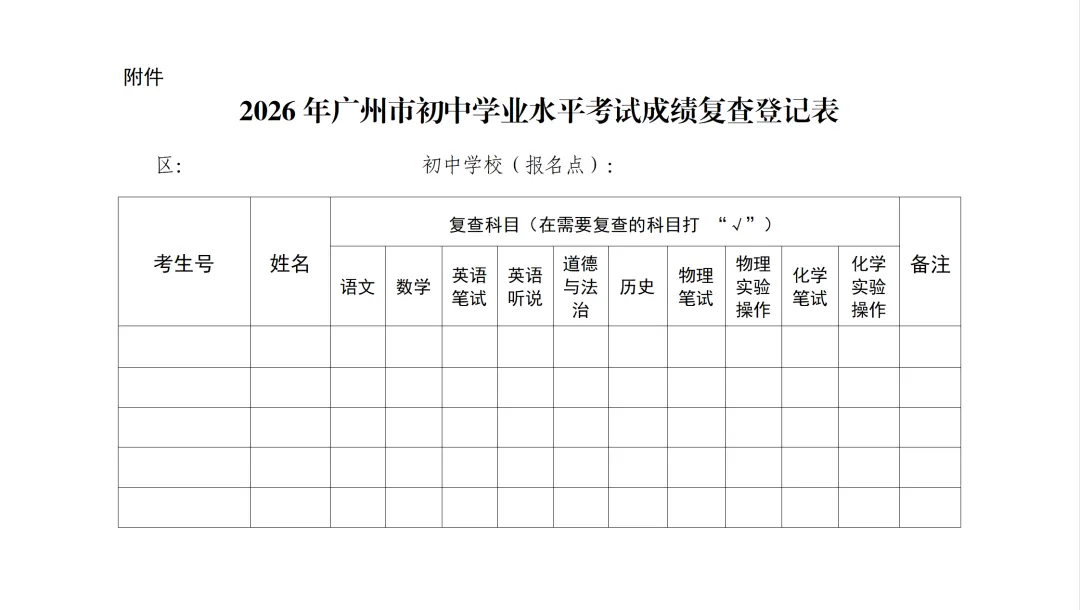 中考 | 关于公布2026年初中学业水平考试成绩的通知-第2张图片-四季读书网