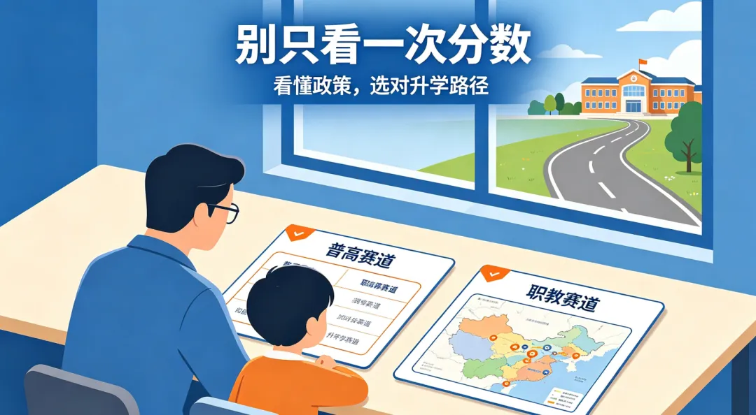 中考不是终点!2026职普融通新政,低分也能拿全日制本科-第4张图片-四季读书网