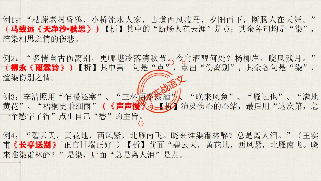【对标26真题+课本】讲透古诗鉴赏【表达方式+表现手法+结构技巧+修辞手法】-第68张图片-四季读书网 【对标26真题+课本】讲透古诗鉴赏【表达方式+表现手法+结构技巧+修辞手法】-第68张图片-四季读书网