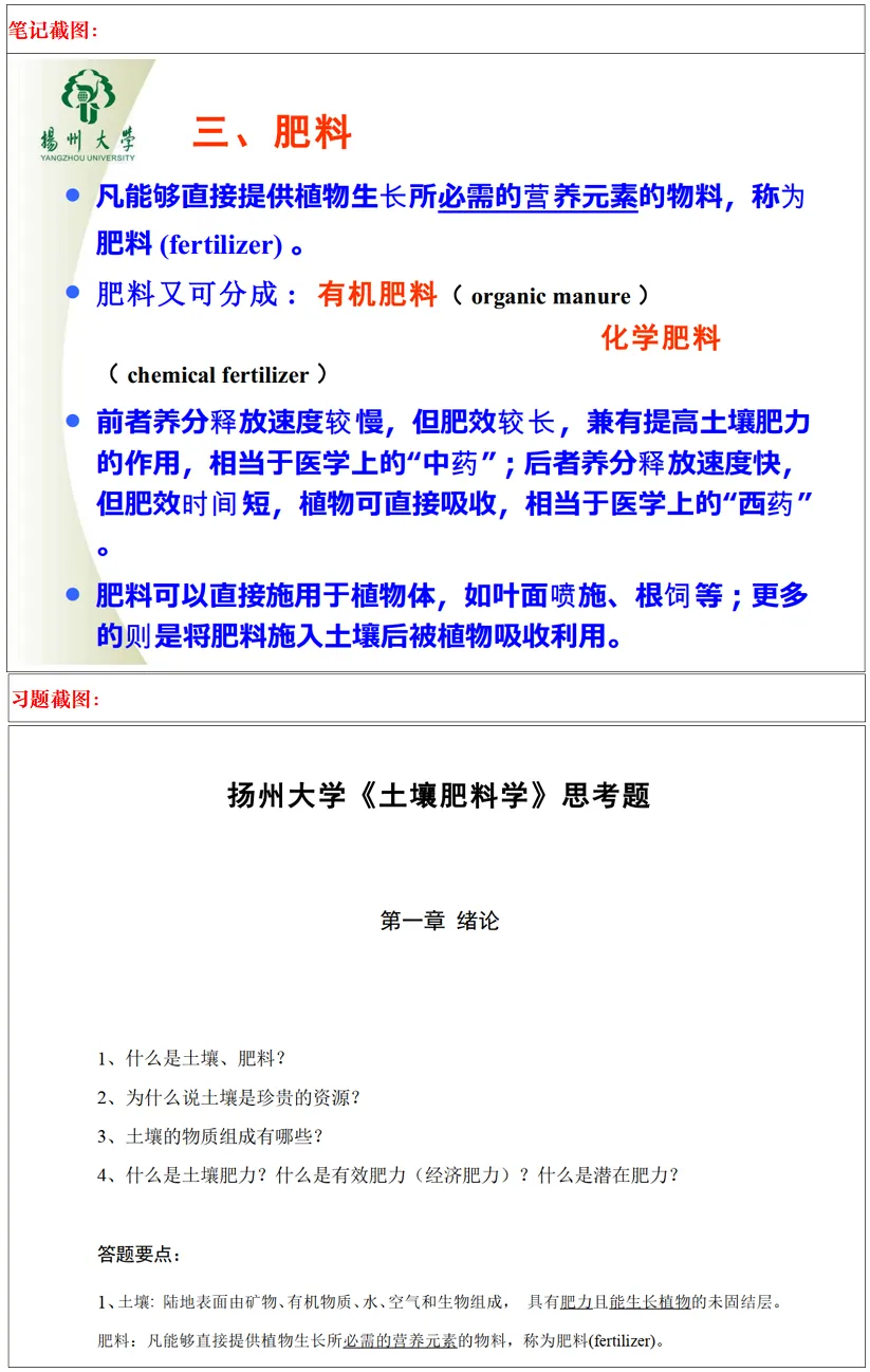 扬州大学2027考研真题资料 | 扬州大学农业资源与环境考研874土壤肥料学真题答案笔记题库|持续更新中……-第26张图片-四季读书网 扬州大学2027考研真题资料 | 扬州大学农业资源与环境考研874土壤肥料学真题答案笔记题库|持续更新中……-第26张图片-四季读书网