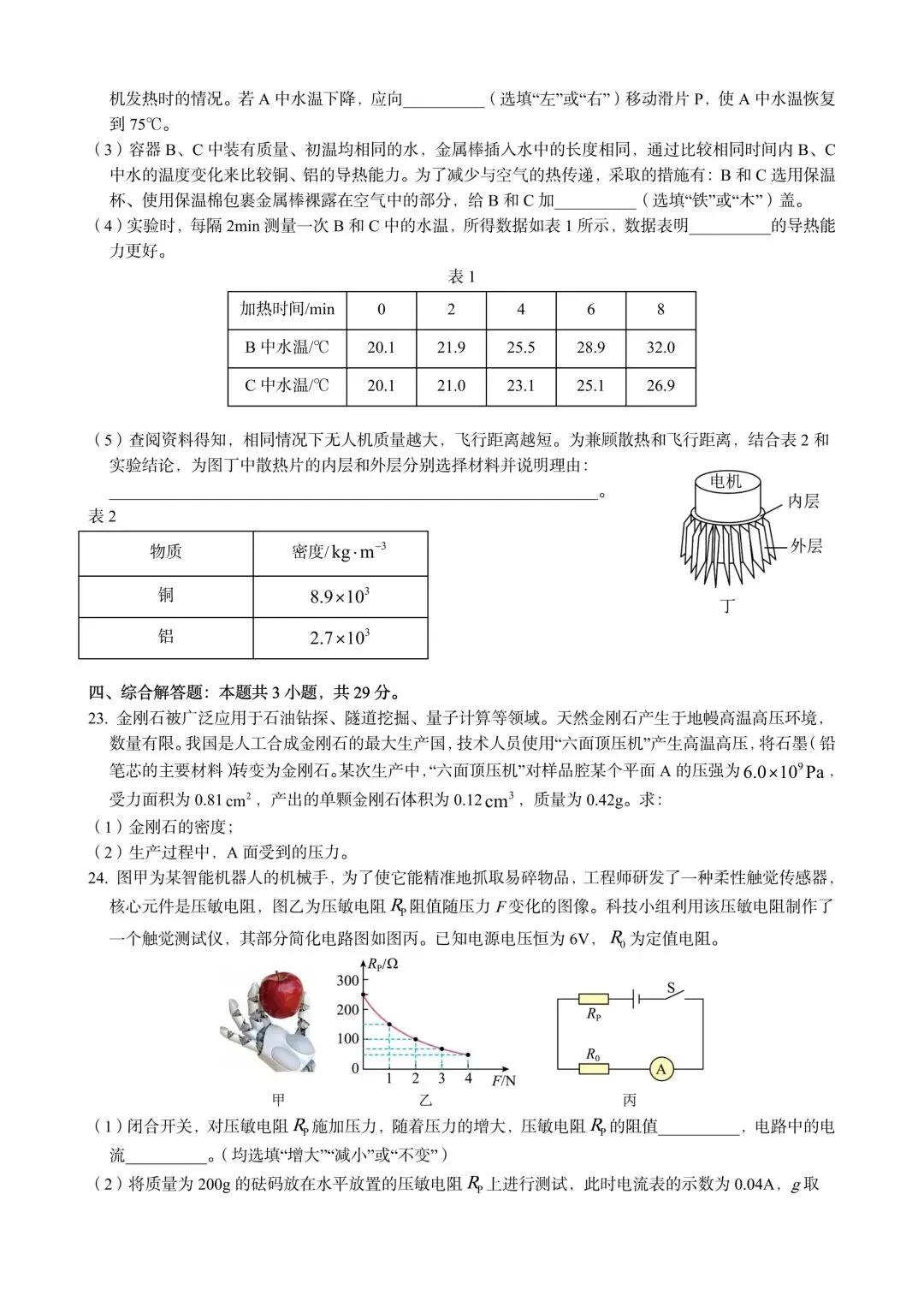 2026年中考山东物理试卷-第5张图片-四季读书网 2026年中考山东物理试卷-第5张图片-四季读书网