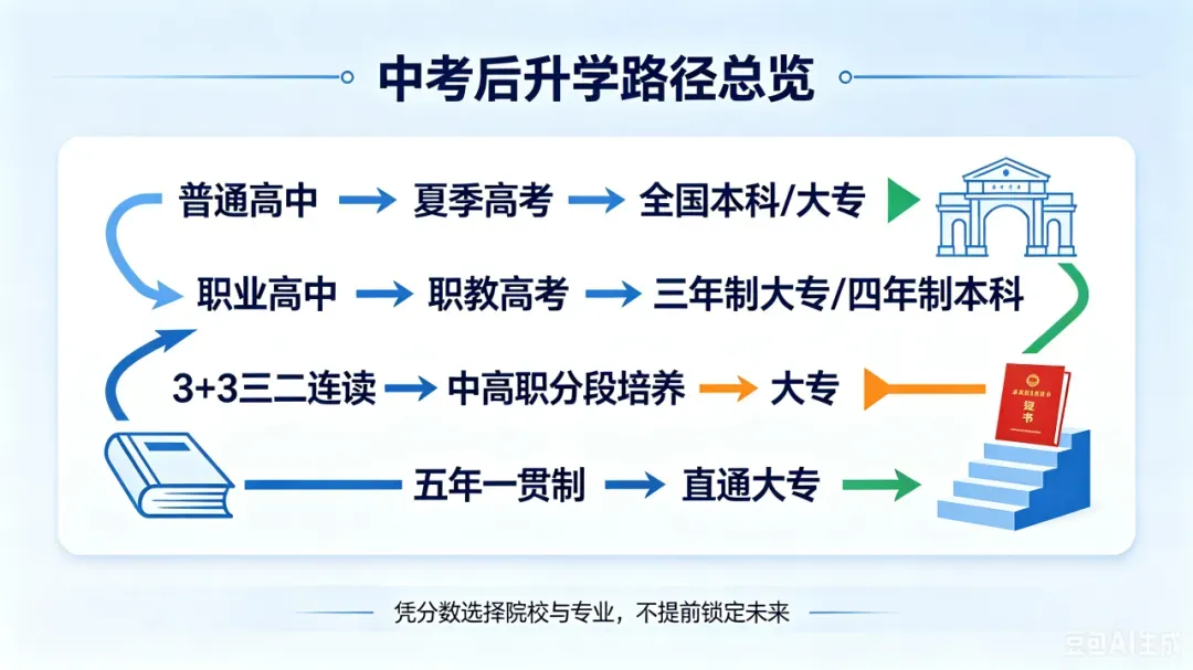 中考后四大升学路径对比!职教高考才是普通孩子逆袭专本科的最优解-第4张图片-四季读书网 中考后四大升学路径对比!职教高考才是普通孩子逆袭专本科的最优解-第4张图片-四季读书网