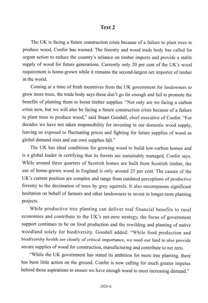 2024年考研英语(二)真题及答案解析-第8张图片-四季读书网 2024年考研英语(二)真题及答案解析-第8张图片-四季读书网