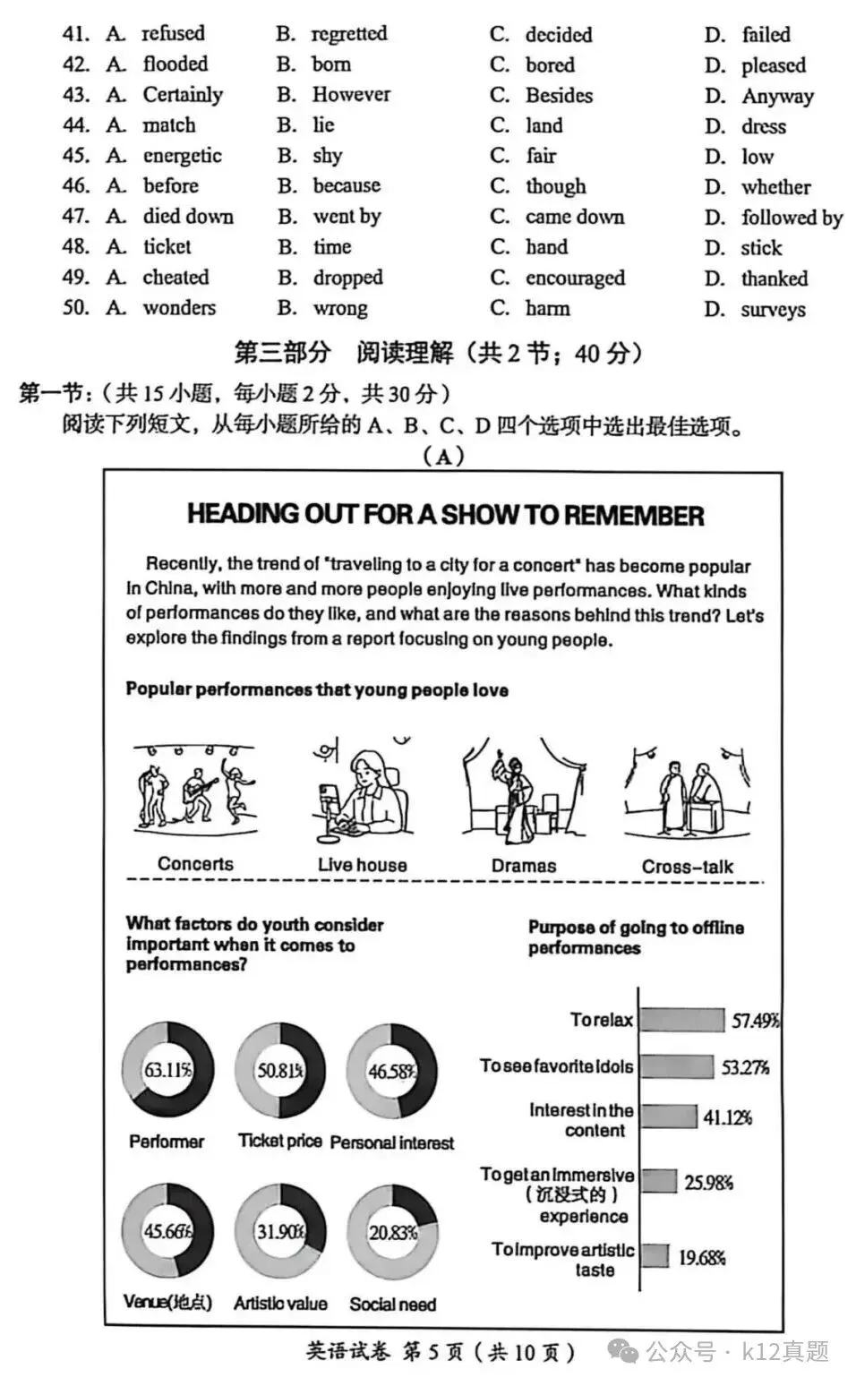 【中考真题】2026年四川省广元市中考英语真题及答案-第5张图片-四季读书网