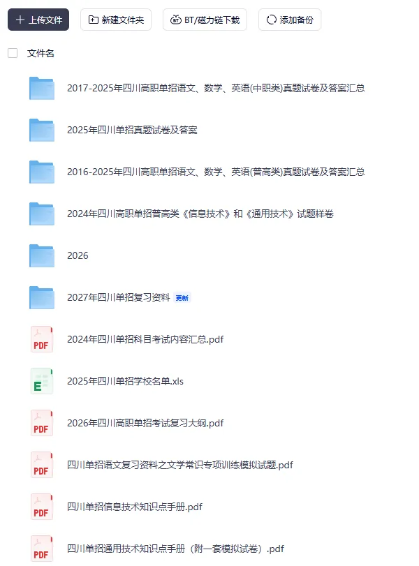2027年四川单招复习资料,考点复习,真题解析-第1张图片-四季读书网 2027年四川单招复习资料,考点复习,真题解析-第1张图片-四季读书网