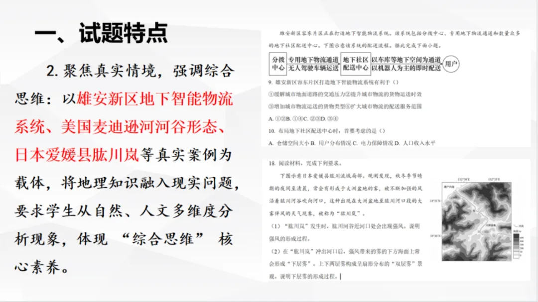 【第45期】2026年高考地理试卷评析系列微课(山东卷)——永年区高中地理耿丽敏名师工作室联合打造-第13张图片-四季读书网 【第45期】2026年高考地理试卷评析系列微课(山东卷)——永年区高中地理耿丽敏名师工作室联合打造-第13张图片-四季读书网