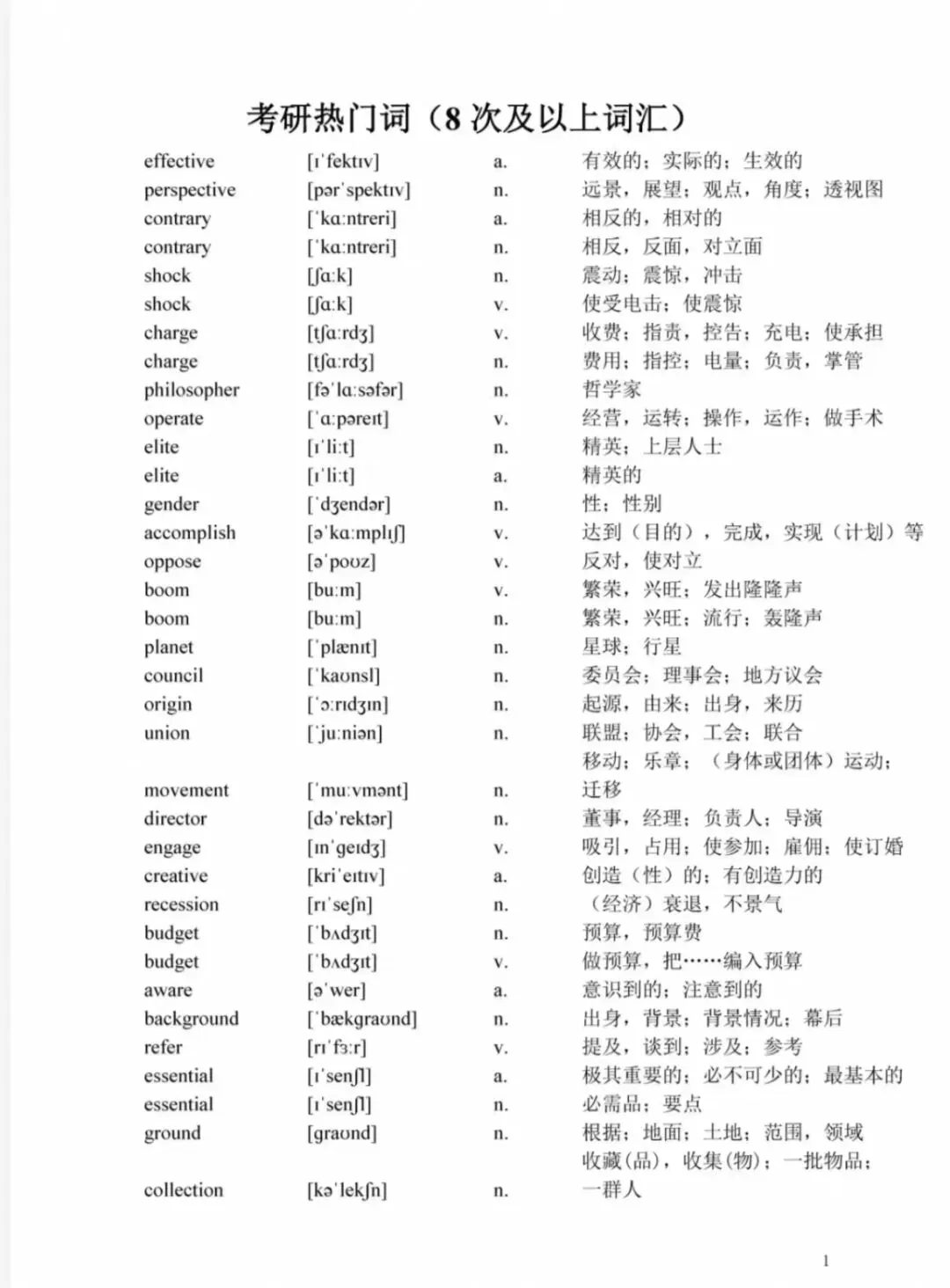 考研英语历年真题高频词组英语一/二重点词汇笔记精华短语积累PDF-第2张图片-四季读书网 考研英语历年真题高频词组英语一/二重点词汇笔记精华短语积累PDF-第2张图片-四季读书网