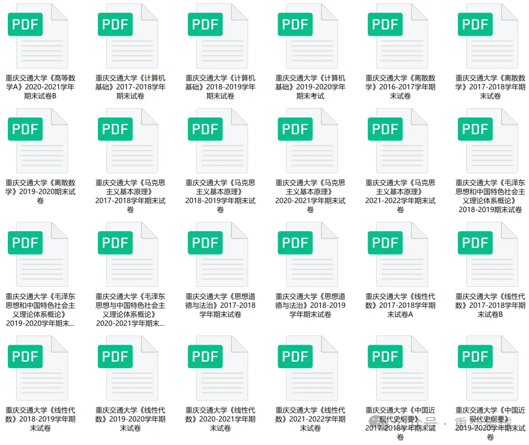 新生攻略|重庆交通大学历年期末真题来了~-第5张图片-四季读书网 新生攻略|重庆交通大学历年期末真题来了~-第5张图片-四季读书网