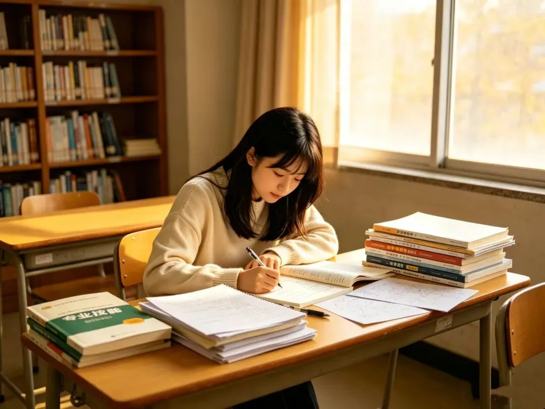中考只考300多分的农村小姑娘,职高三年拿下专业第4,成功考上公办本科-第1张图片-四季读书网