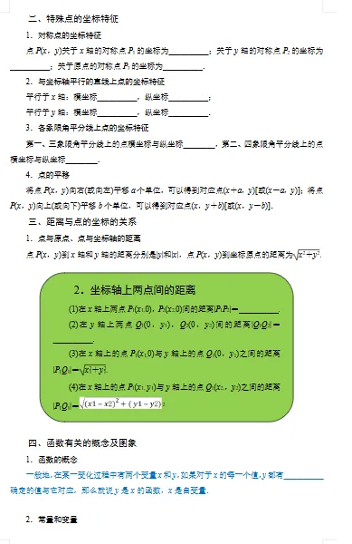 中考函数考点练习-第4张图片-四季读书网